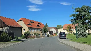 4K Driving in Germany 🇩🇪 ( Großhennersdorf) One Of The Most Beautiful Village in Germany | 4k60fps