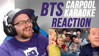 BTS Carpool Karaoke Reaction! So Funny!