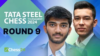 Indian Derby: Gukesh v Vidit! Table Topper Anish Faces Ding With Shared Lead | Tata Steel 2024 Rd 9