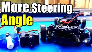 Wltoys K989 1 28 Rc Drift Project EP13 Steering Angle Mod To Make Sharper Turns With a Servo Upgrade