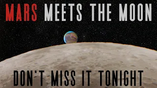 How to see Mars Close to the Moon Tonight | Moon Occultation of Mars | Dec. 7