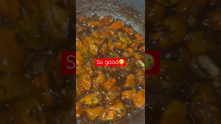 ASMR Adobong tahong #yummy #musttry #pinoyfood #asmr #Shorts #youtubeshorts #mussels