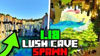 MINECRAFT 1.20 LUSH CAVE SEED | AMAZING SPAWN! | BEDROCK & JAVA