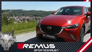 MAZDA CX-3 with REMUS axle-back sport exhaust