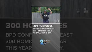 300th homicide in Baltimore City