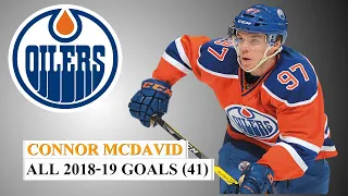 Connor McDavid (#97) All 41 Goals of the 2018-19 NHL Season