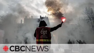 France hit by nationwide strike as unions fight government's pension reforms