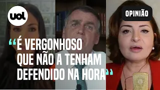 Bolsonaro age como 'valentão de recreio' contra jornalista Amanda Klein na Jovem Pan, diz Madeleine