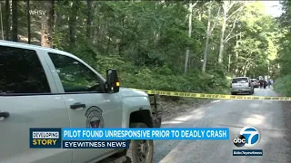 Pilot in deadly VA plane crash was slumped over, unresponsive for more than hour, officials say