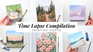 Easy Acrylic Painting Videos Time lapse Compilation 2022 | Relaxing Art Videos with Music