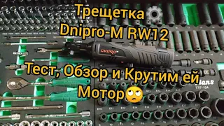 Аккумуляторная трещотка Dnipro-m RW-12. Краткий обзор, тест и впечатления!Что там такое?🤔