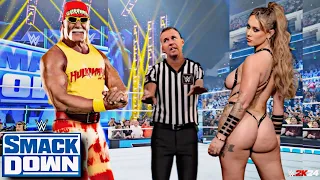 🔥Hulk Hogan Vs. Tifany Staton - Intergender Wrestling - WWE 2K24