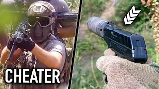 Airsoft Cheater humiliated on camera (TRY NOT TO LAUGH)