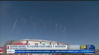 Super Bowl flyover features 7 women