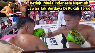 Baku Hantam Ganas🥊 Petinju Muda Indonesia Vs Petinju Thailand