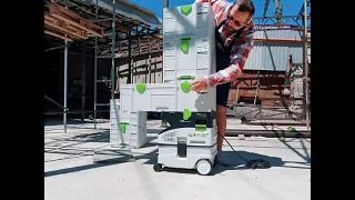 Систейнеры и строительные пылесосы Festool.