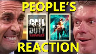 Call of Duty Vanguard Zombies VS. Battlefield 2042 Hazard Zone Trailers (FANS REACTIONS)