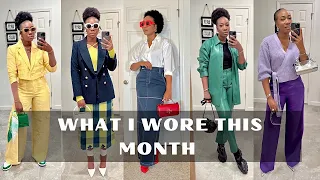 WHAT I WORE THIS MONTH #1 | Outfit Ideas For Any Occasion | KASS STYLZ