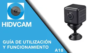 Mini Cámara Espía Cuadrada A18 con APP HIDVCAM