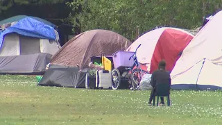 Homeless encampment on North Seattle school property draws concern from neighbors