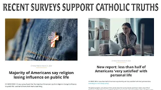 Recent Surveys Support Catholic Truths