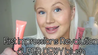 REVOLUTION SUPERDEWY BLUSH FIRST IMPRESSIONS/REVIEW