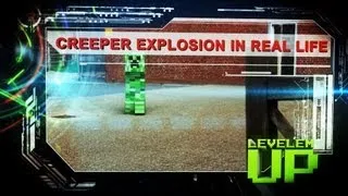 Minecraft: Real Life Creeper Explosion