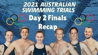 AUSTRALIA OLYMPIC SWIMMING TRIALS: DAY 2 FINALS RECAP - WORLD RECORD (Race footage)