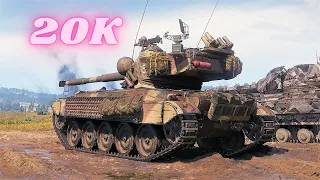 AMX 13 105 - 20K Spot + Damage  World of Tanks Replays 4K The best tank game