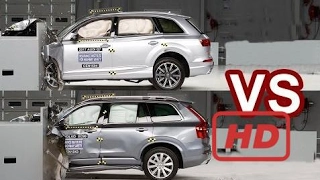 2016 Volvo XC90 Vs 2017 Audi Q7 - Crash Test