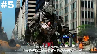 Spider Man Vs Rhino Fight Scene - The Amazing Spider Man 2 [2014] l Marvel Heroes l