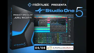 Presonus Studio One 5 Pro Seminario 2020 con Jurij Ricotti (completo italiano)