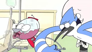Regular Show Mordecai Punched All Of The Context