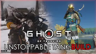 Ghost of Tsushima | Unstoppable Tank Build | Hard Mode