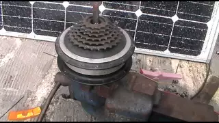 UK WIND ENERGY DIY geared wind turbine from 36v DC bike motor part 3