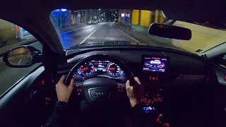 2012 Audi A6 Avant - 4K POV Night Test Drive