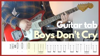 The Cure - Boys Don't Cry (Guitar tabs)