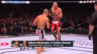 Gilbert Melendez Vs. Eddie Alvarez Lightweight Matchup @ UFC 188