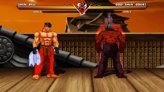 SHIN RYU vs GOD SHIN GOUKI - Highest Level Incredible Epic Fight!