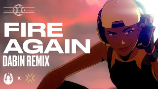 Fire Again Dabin Remix // Official Audio Visualizer // VALORANT Champions 2022