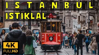 istanbul turkey 2021 | Istiklal Street Tour | 4K UHD 60FPS | Turkey 4k tour | MARCH 2021