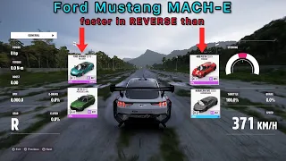 Ford Mustang MACH-E faster in REVERSE than many SUPERCARS | Forza Horizon 5