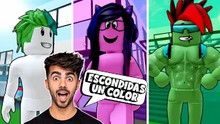 ESCONDIDAS DE UN SOLO COLOR  | EN LA CASA DE FEDE VIGEVANI | Kori Roblox