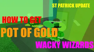 HOW TO GET POT OF GOLD INGREDIENT IN WACKY WIZARDS - UNLOCK ST PATRICK POT OF GOLD - UPDATE