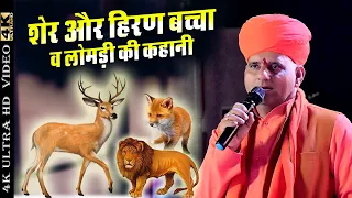 शेर और हिरण व लोमड़ी की कहानी || एक कान या दो  || एक बार इस विडियो को जरूर सुने #srmedia