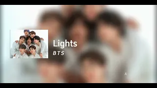 Lights - BTS | 𝙨𝙡𝙤𝙬𝙚𝙙 + 𝙧𝙚𝙫𝙚𝙧𝙗