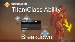 Titan Class Ability Breakdown - Destiny 2