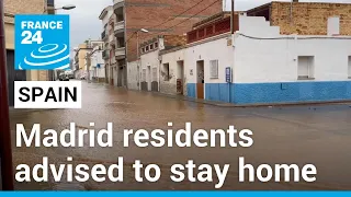 Madrid residents advised to stay home as torrential rain sweeps across Spain • FRANCE 24 English
