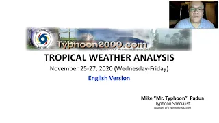 T2K Tropical Weather Analysis for Nov 25-27, 2020 (Wed-Fri) [English Ver]