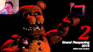 Five Nights at Freddy's 2 Trailer Reaction - FOXY JUMPS?!?! - 5 Nights at Freddy's 2 Greenlight